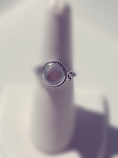 Moonstone Sterling Silver Ring