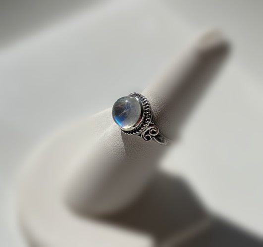 Moonstone Sterling Silver Ring