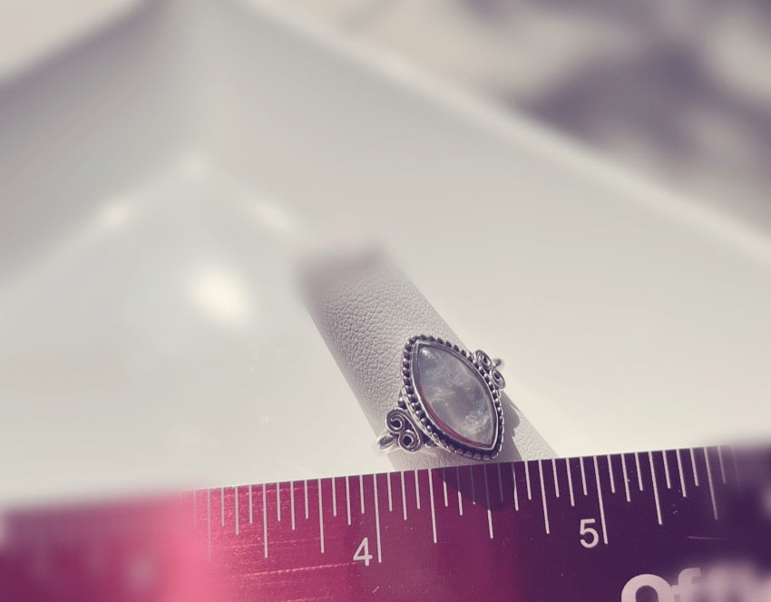 Moonstone Sterling Silver Ring