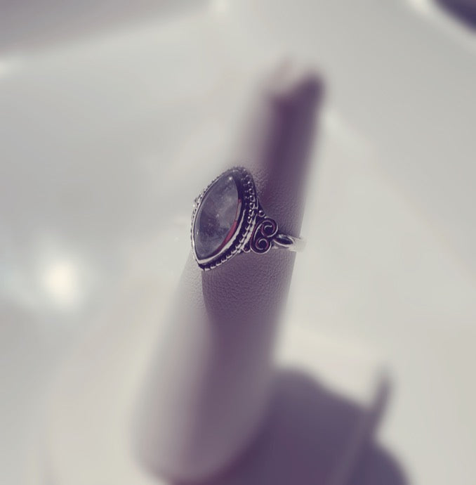 Moonstone Sterling Silver Ring