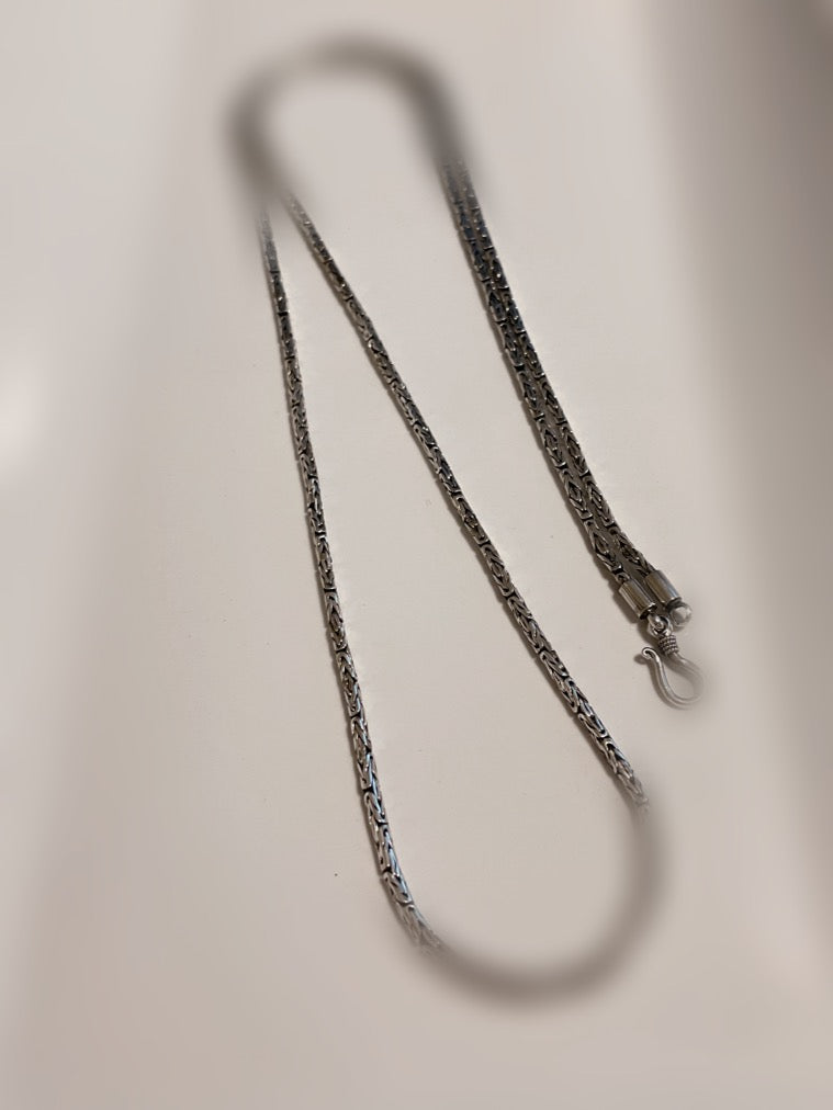 Sterling Silver Bali Chain 2mm--30"