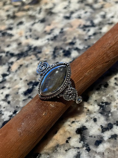 Labradorite Sterling Silver Ring