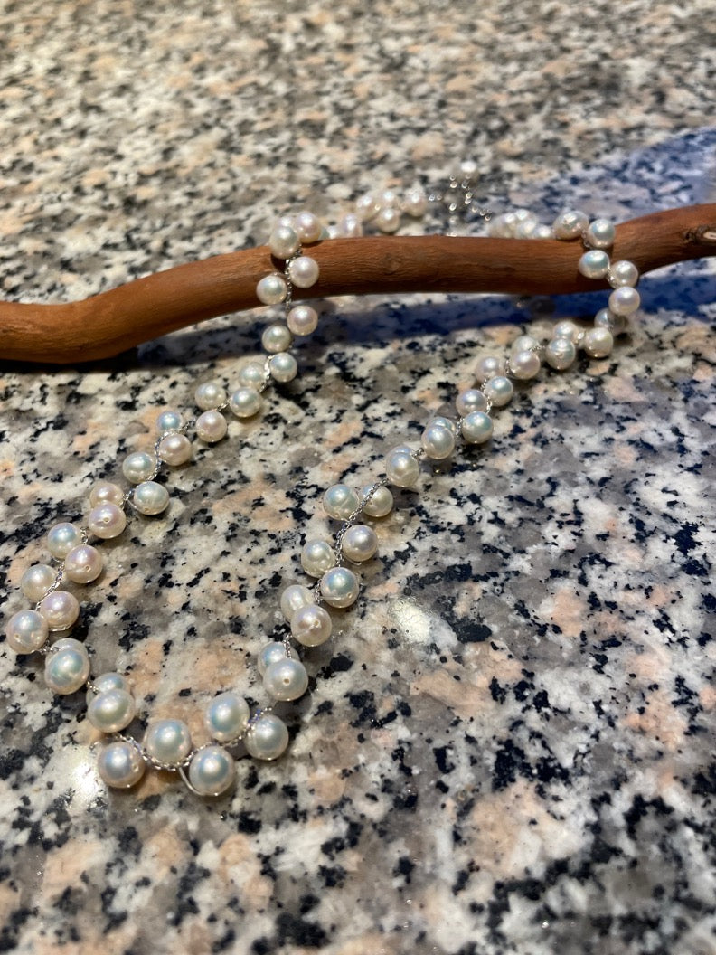 Freshwater Pearl Necklace 17" with 1" extender