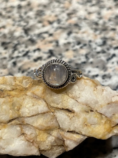 Moonstone Sterling Silver Ring