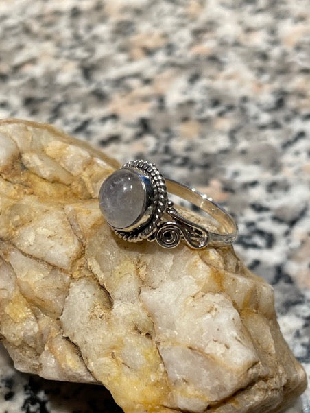 Moonstone Sterling Silver Ring