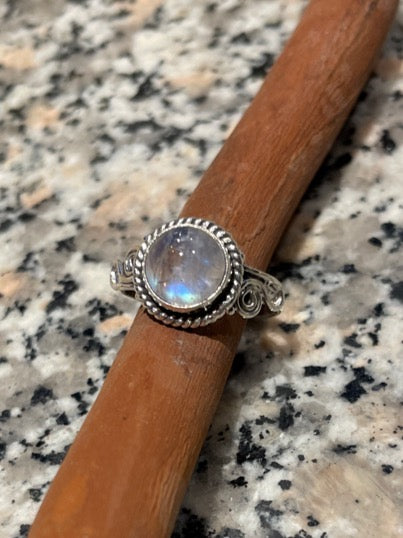Moonstone Sterling Silver Ring
