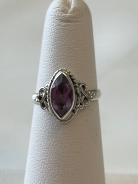 Amethyst Sterling Silver Ring