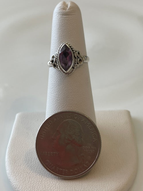Amethyst Sterling Silver Ring