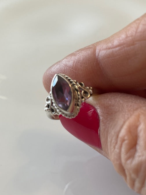 Amethyst Sterling Silver Ring