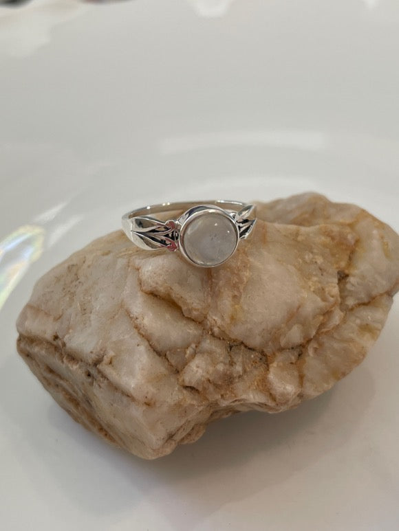 Moonstone Sterling Silver Ring