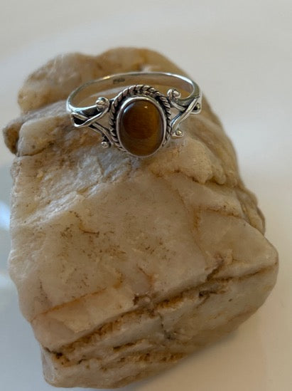 Sterling Silver Tiger's Eye Ring