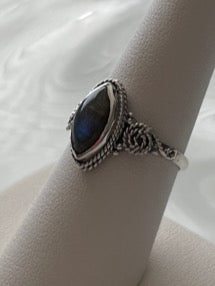 Labradorite Sterling Silver Ring