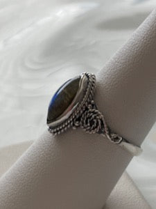 Labradorite Sterling Silver Ring