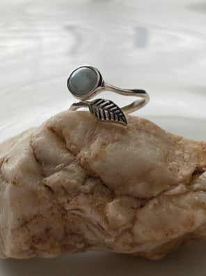 Larimar Sterling Silver Ring