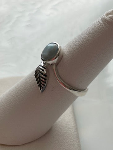 Larimar Sterling Silver Ring