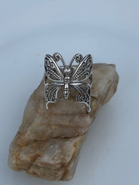 Sterling Silver Butterfly Ring