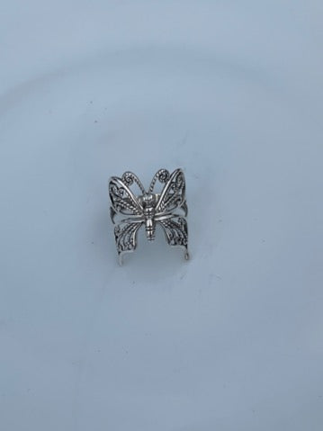 Sterling Silver Butterfly Ring