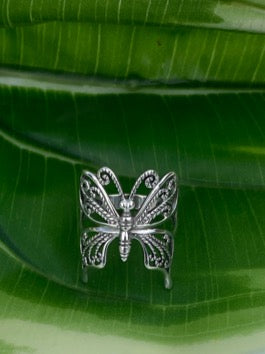 Sterling Silver Butterfly Ring