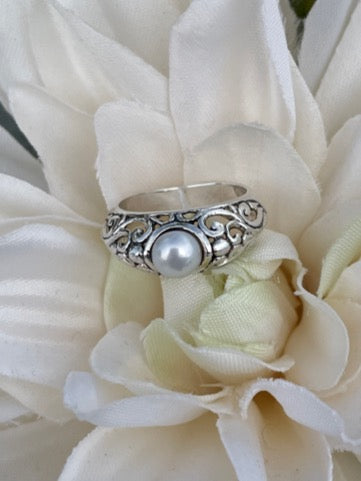 Sterling Silver Fresh Water Pearl Ring