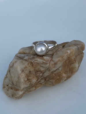 Sterling Silver Fresh Water Pearl Ring