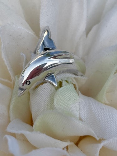 Sterling Silver Dolphin Ring