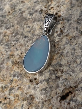 Sterling Silver Opal Pendant