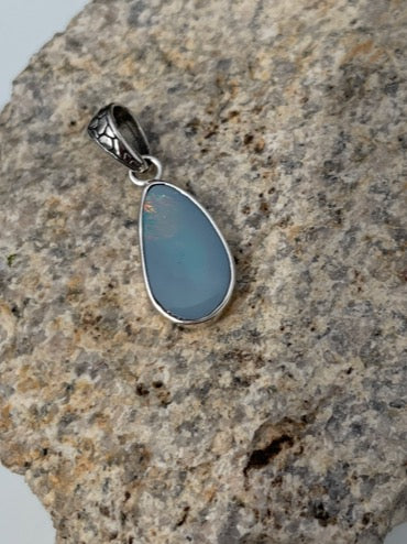 Sterling Silver Opal Pendant