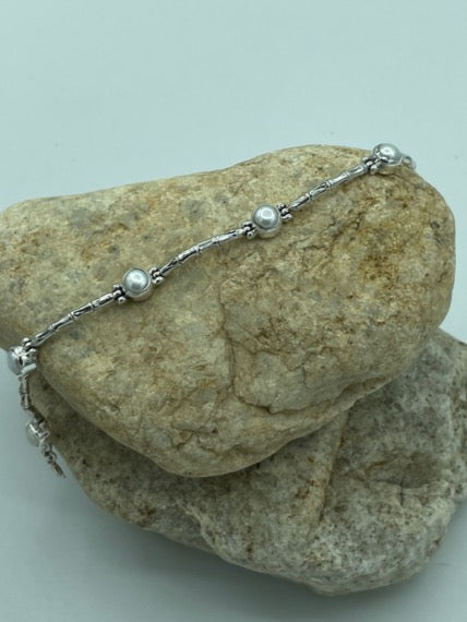 Sterling Silver Fresh Water Pearl Bracelet