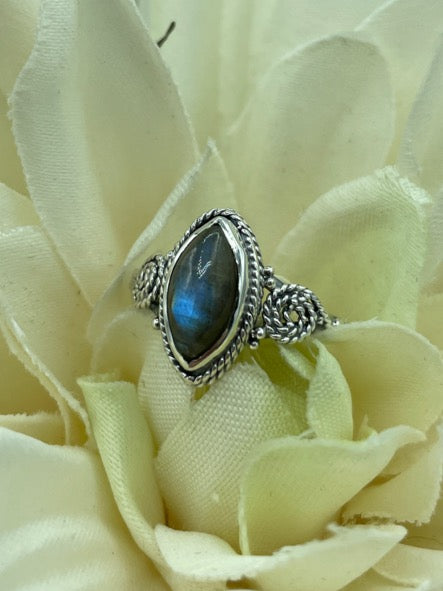 Labradorite Sterling Silver Ring