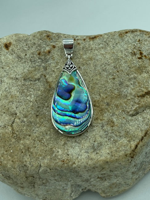 Sterling Silver Abalone Pendant