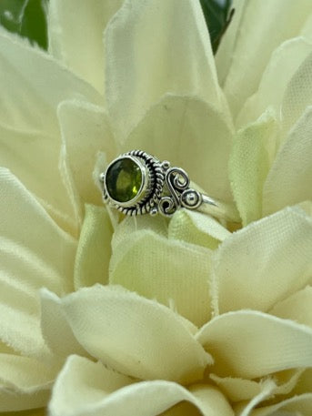 Peridot Sterling Silver Ring