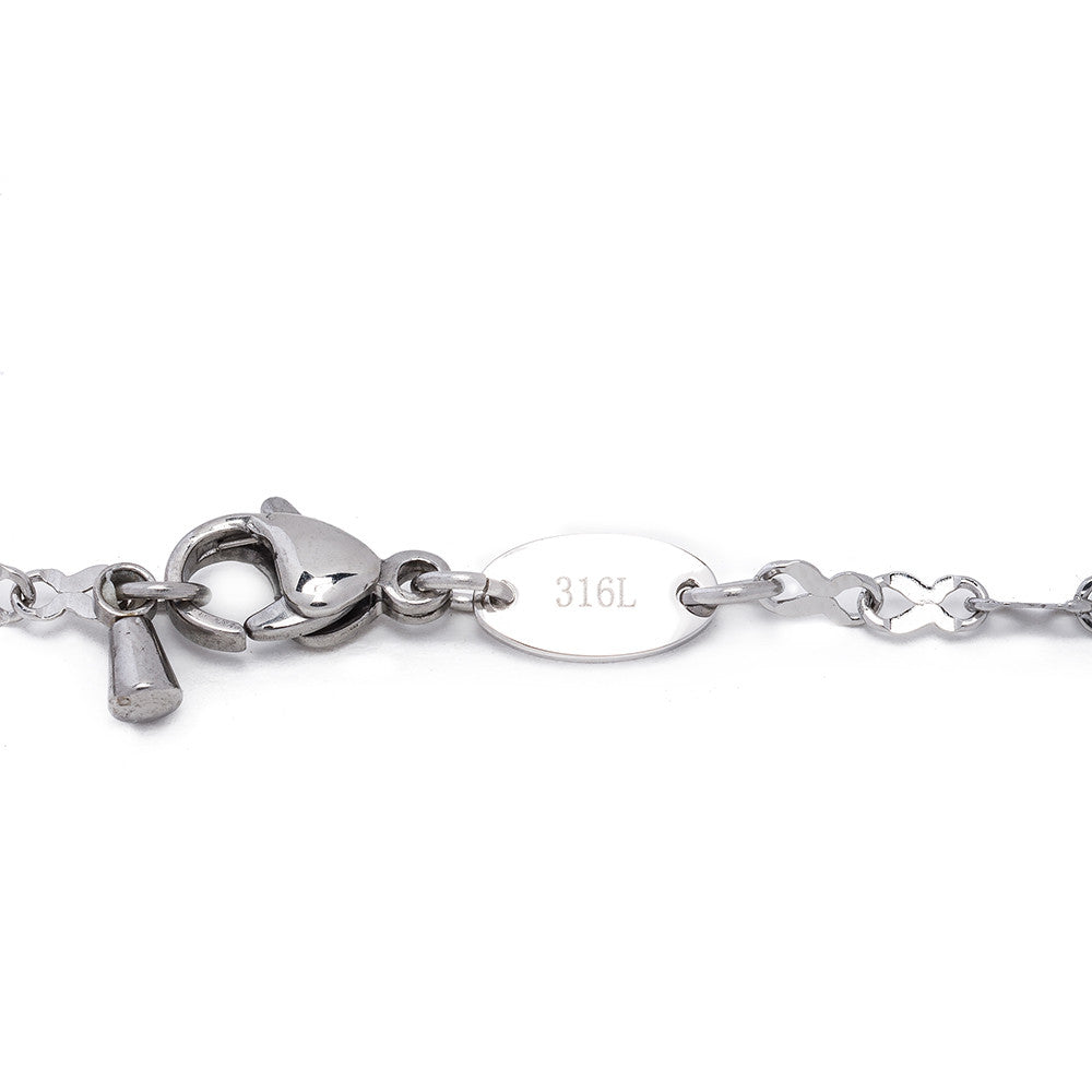 2MM Stainless Steel Infinity Ribbon Chain 16" - 36"