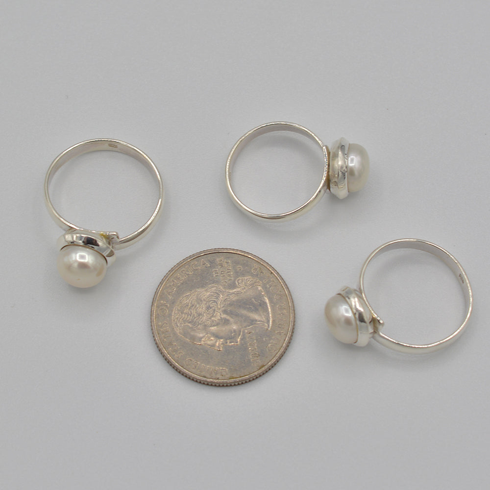 Sterling Silver Fresh Water Pearl Ring