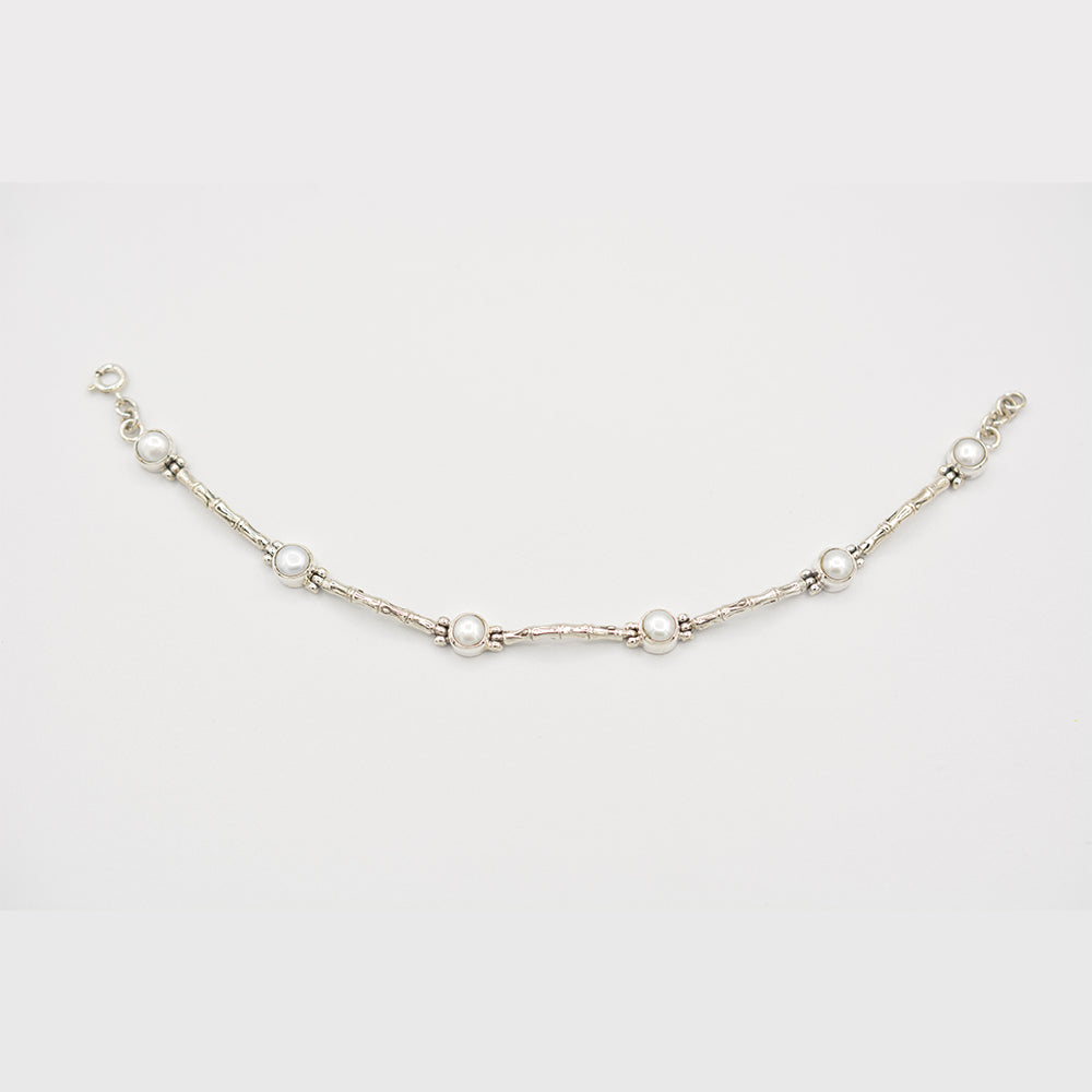 Sterling Silver Fresh Water Pearl Bracelet