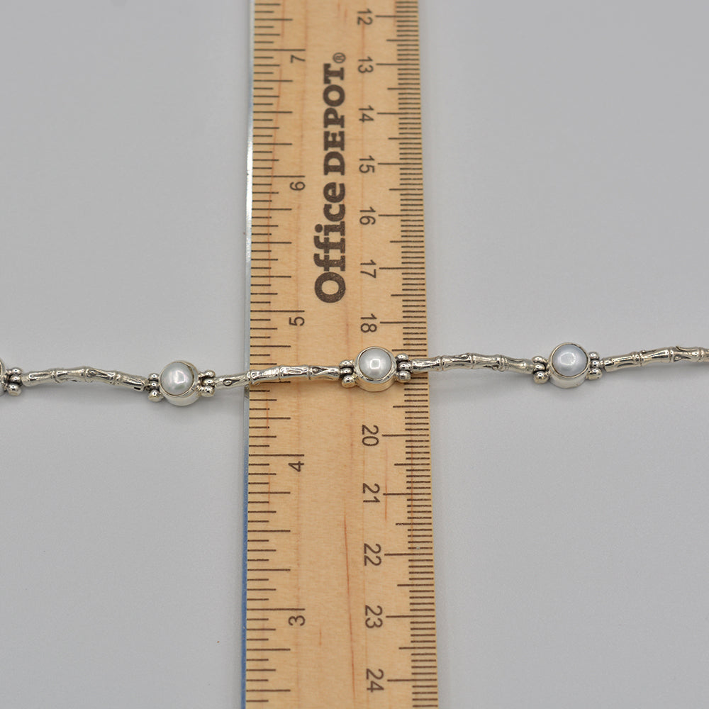 Sterling Silver Fresh Water Pearl Bracelet