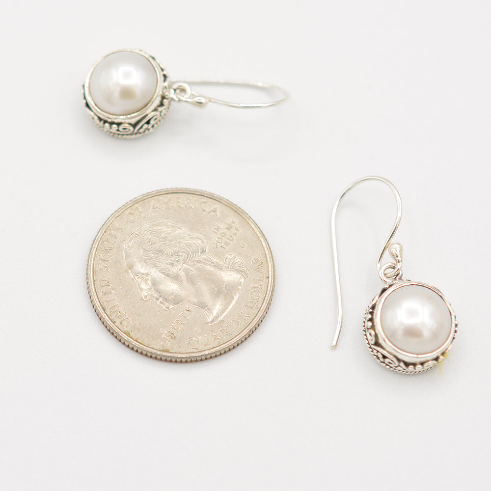 Sterling Silver Fresh Water Earrings