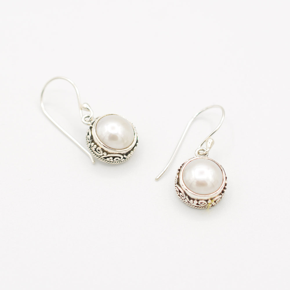 Sterling Silver Fresh Water Earrings