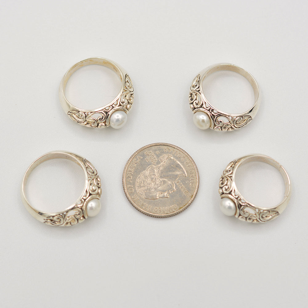 Sterling Silver Fresh Water Pearl Ring