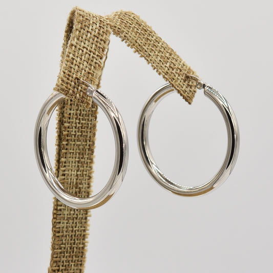 Stainless Steel Hoop Earrings