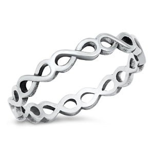 Infinity Sterling Silver Ring