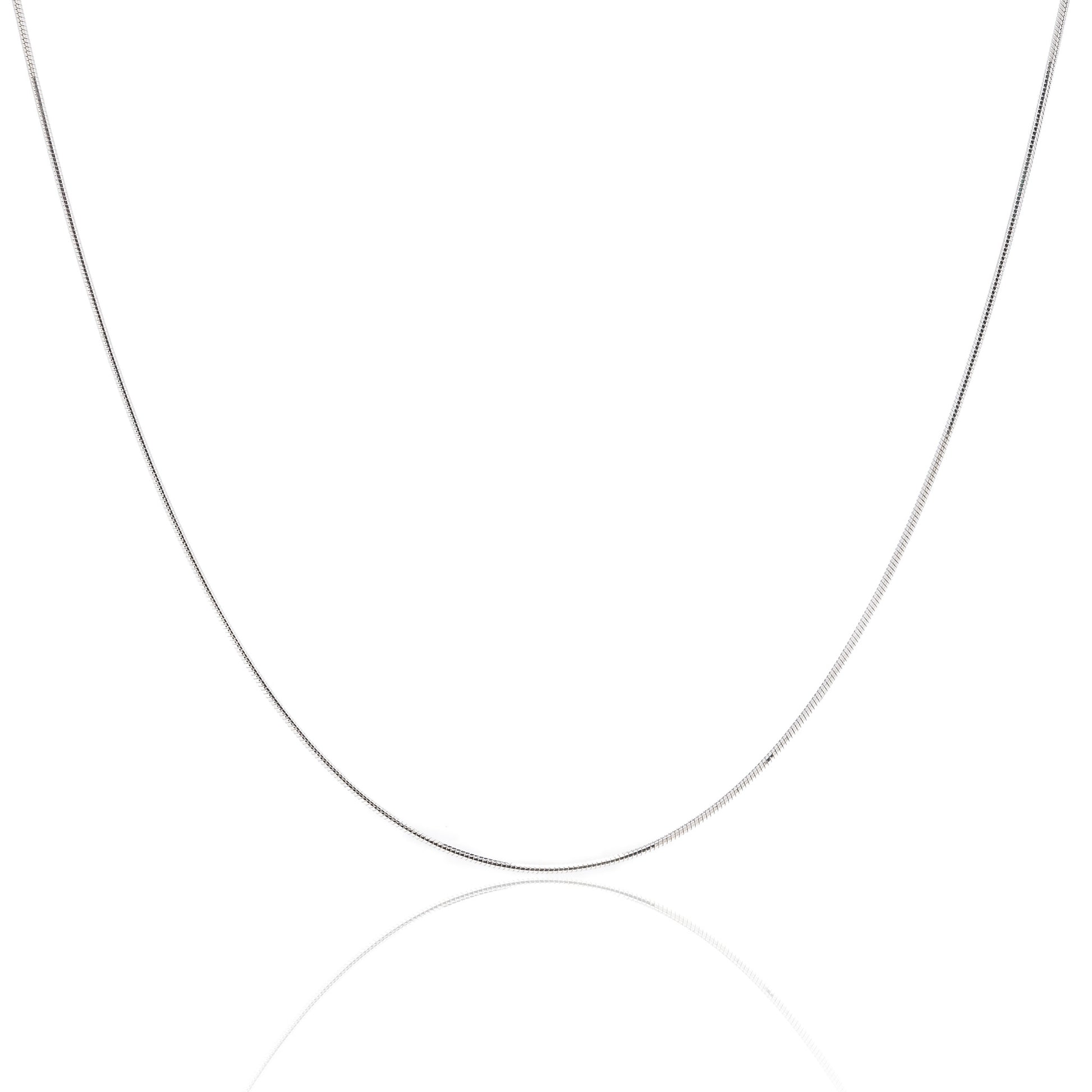 1MM MAGIC Sterling Silver 8 Sided Snake Chain with Lobster Claw Clasp 16"-30"
