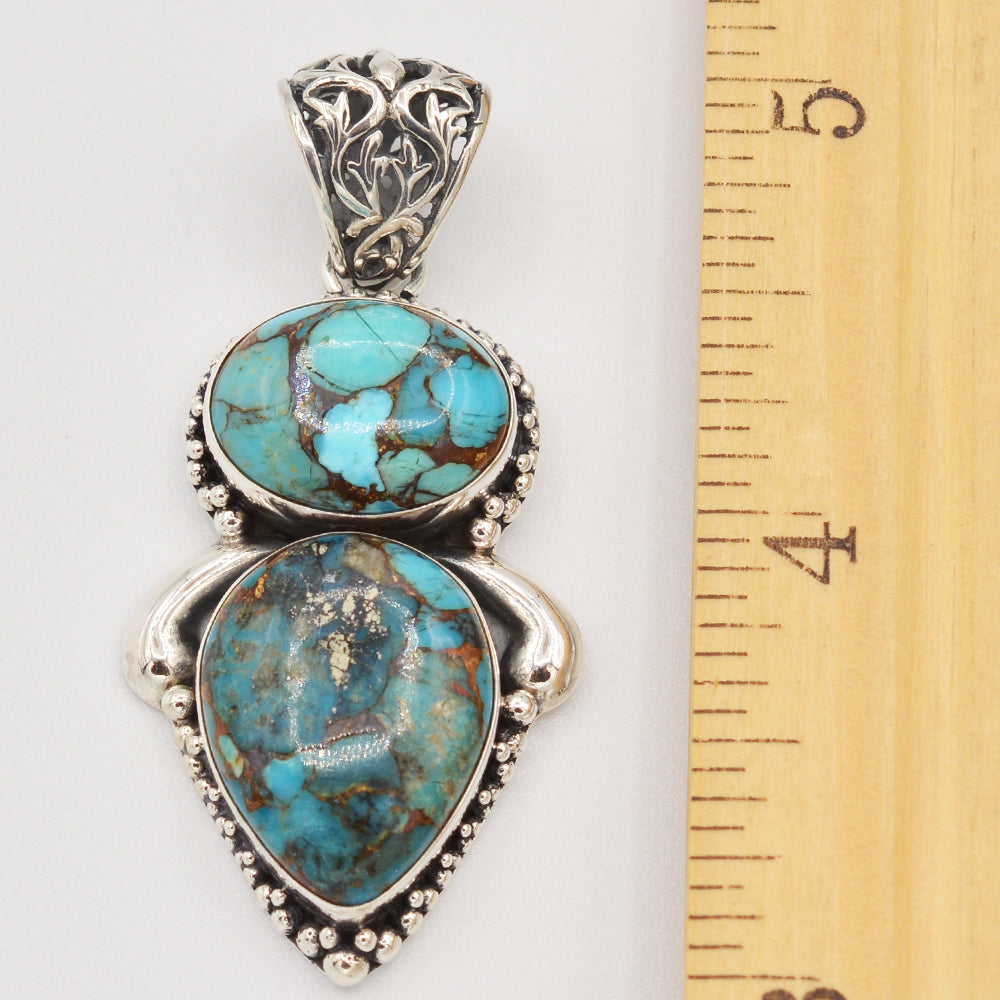 Turquoise Sterling Silver Pendant