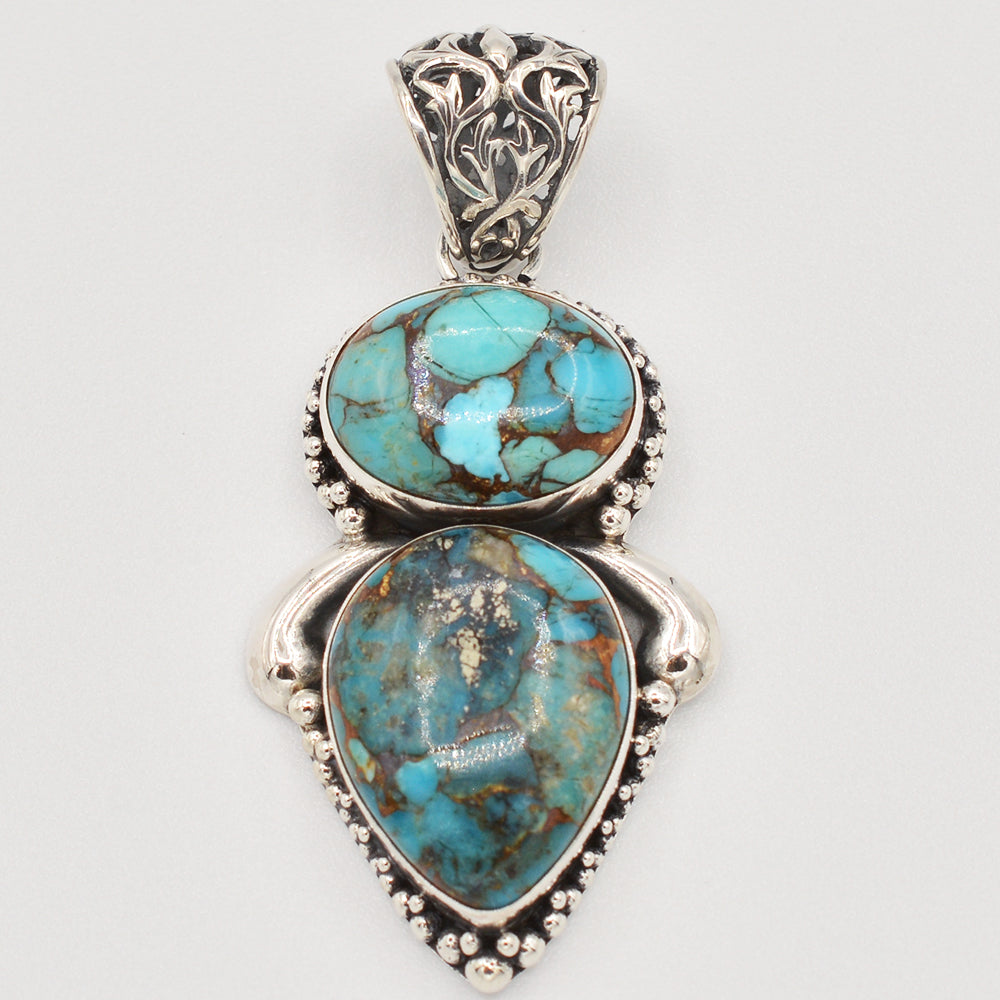Turquoise Sterling Silver Pendant
