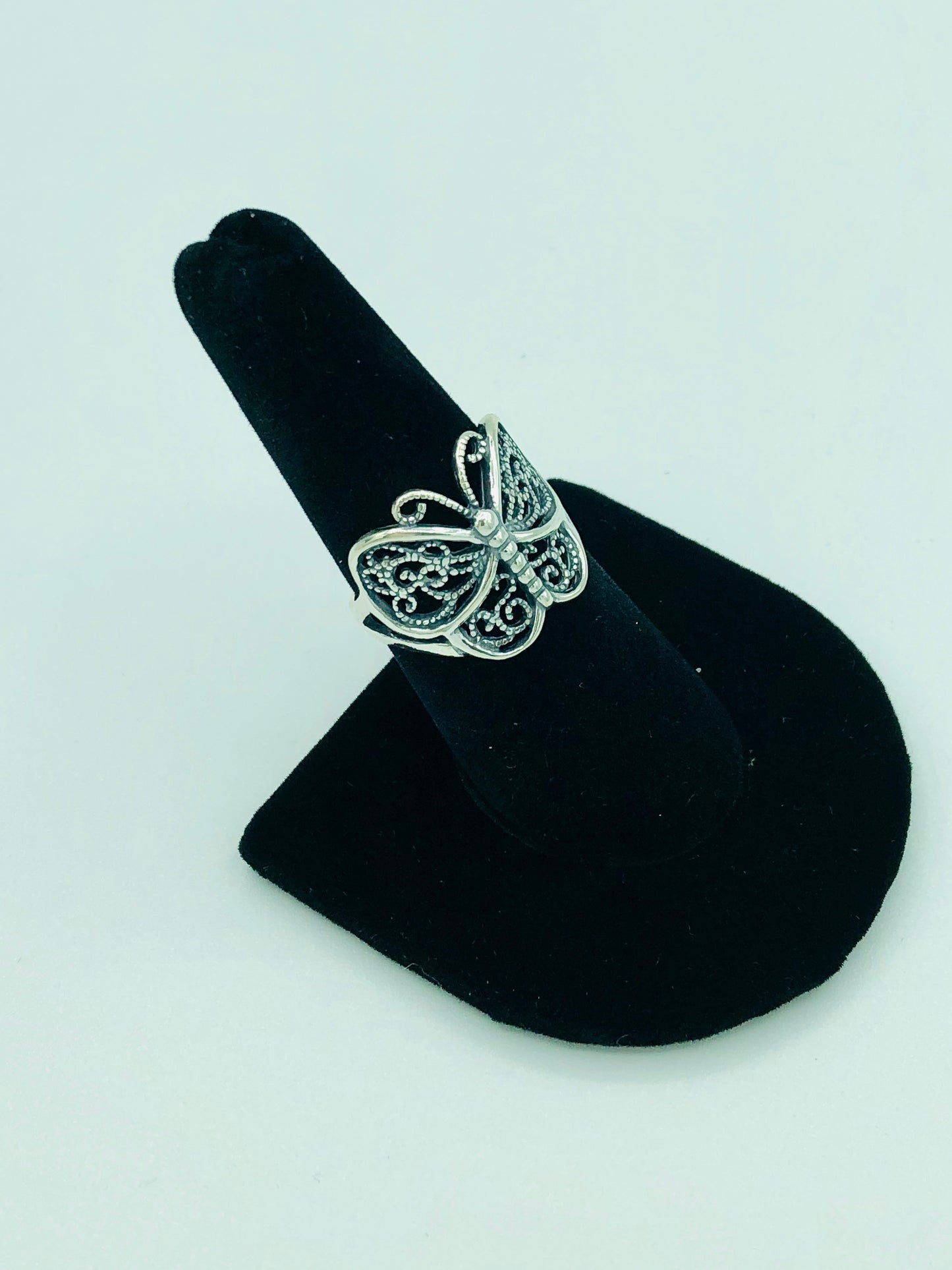 Sterling Silver Butterfly Ring