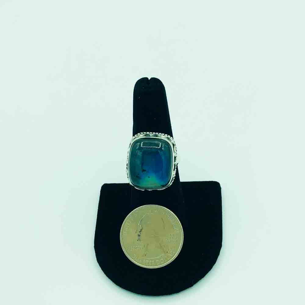 Labradorite Sterling Silver Ring-size 7