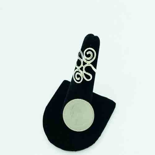 Sterling Silver Wrap Swirl Ring