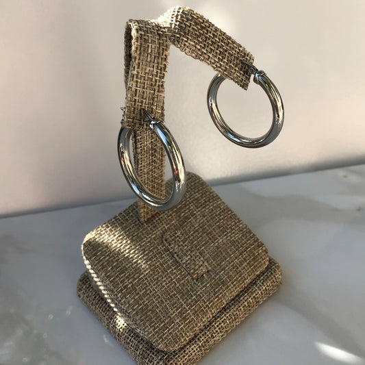 Stainless Steel Hoop Earrings