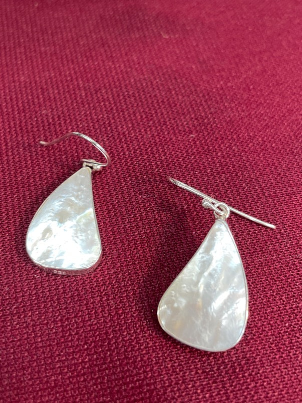 Mother of Pear Sterling Silver Earrings