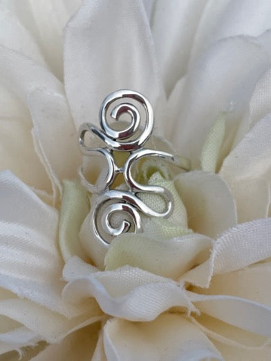 Sterling Silver Wrap Swirl Ring