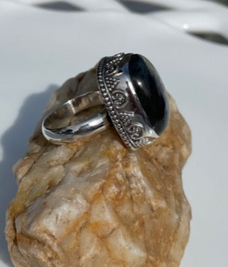 Labradorite Sterling Silver Ring-size 7